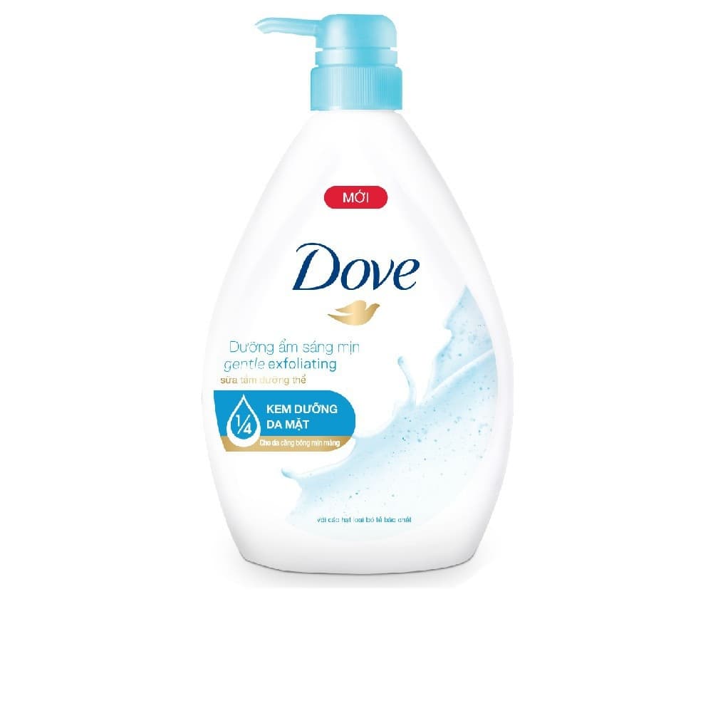Sữa Tắm Dưỡng Thể Dove Dưỡng Ẩm Sáng Mịn 530g Gentle Exfoliating Body Wash