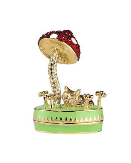 Nước hoa Estee Lauder x Monica Rich Kosann Whimsical Fox Solid Perfume Compact - Beautiful