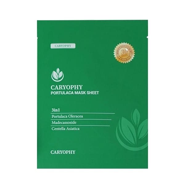 Mặt Nạ Caryophy Làm Giảm Mụn, Thâm & Dưỡng Ẩm Da Portulaca Mask Sheet 3in1