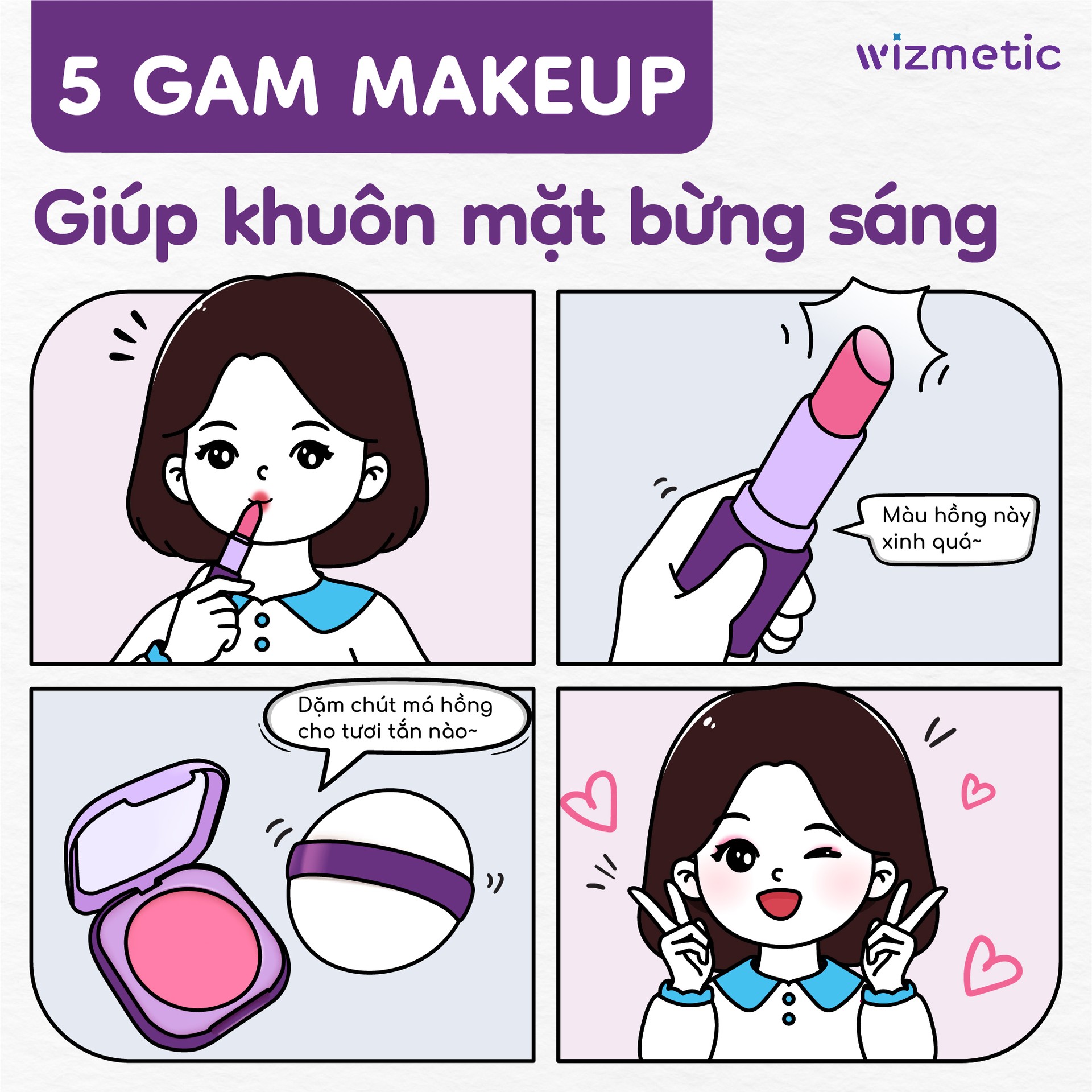 5 gam màu makeup có thể giúp khuôn mặt sáng hơn theo tone da và sắc độ cá nhân
