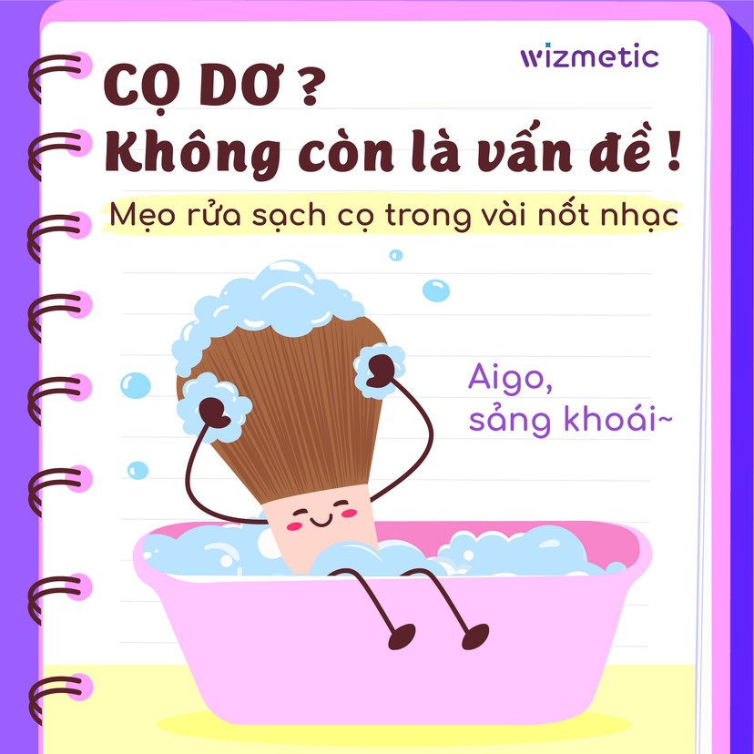 Hướng dẫn rửa và bảo quản cọ trang điểm từ A–Z 