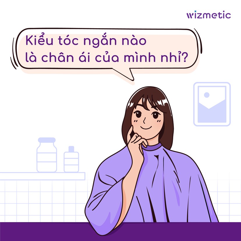 Chọn kiểu tóc ngắn chuẩn chỉnh theo dáng mặt